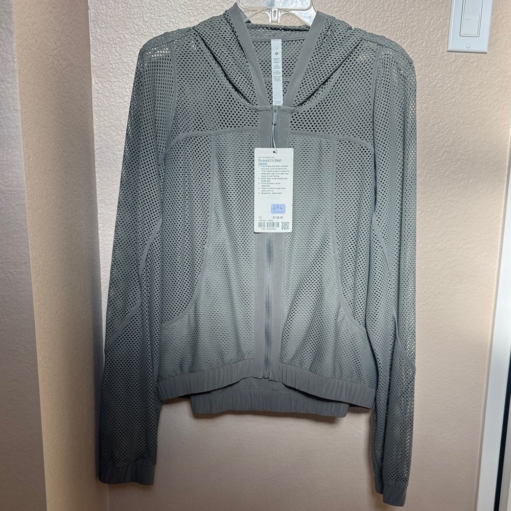Lululemon Athletica Relaxed Fit Mesh Jacket